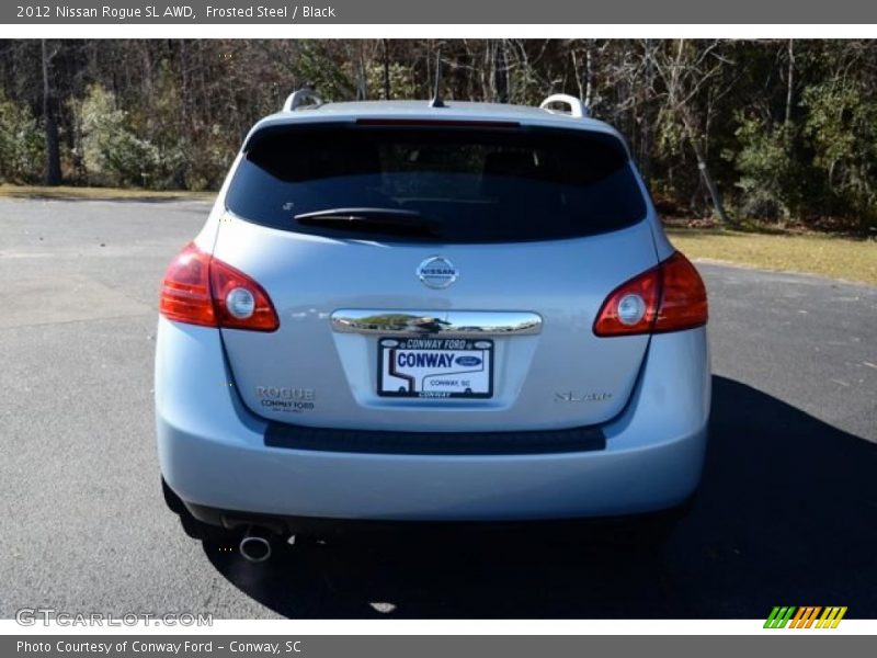 Frosted Steel / Black 2012 Nissan Rogue SL AWD