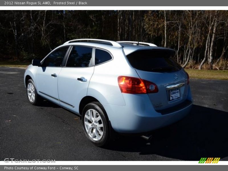 Frosted Steel / Black 2012 Nissan Rogue SL AWD