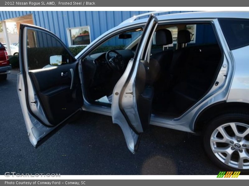 Frosted Steel / Black 2012 Nissan Rogue SL AWD