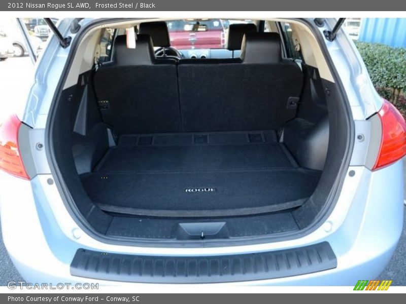Frosted Steel / Black 2012 Nissan Rogue SL AWD