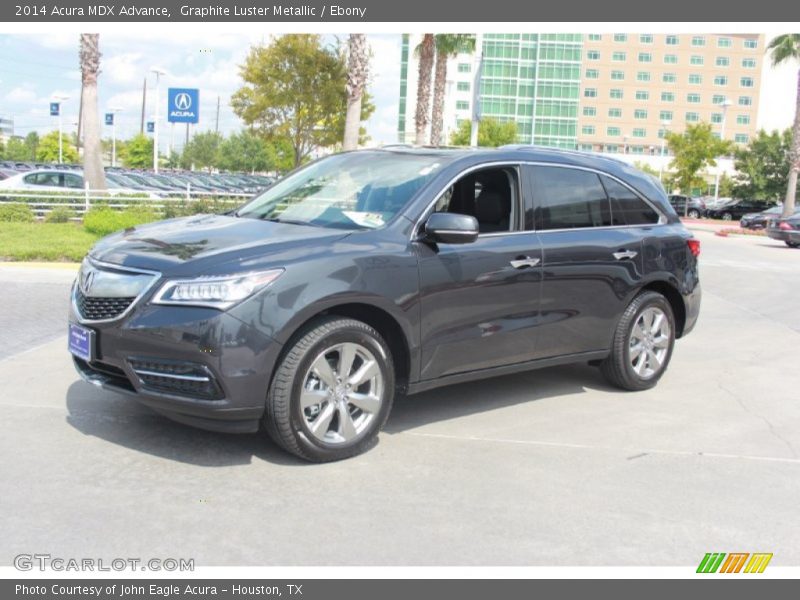 Graphite Luster Metallic / Ebony 2014 Acura MDX Advance