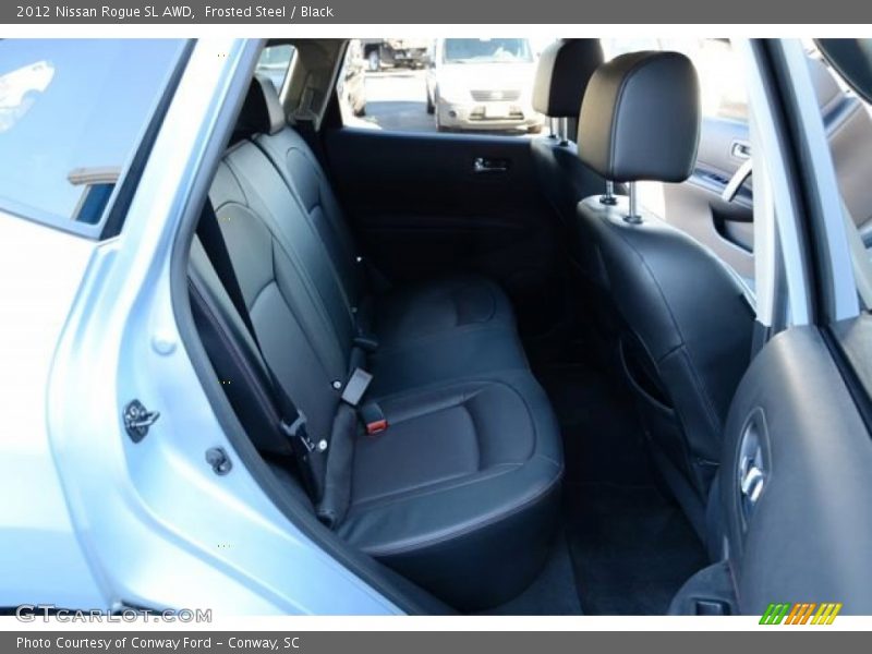Frosted Steel / Black 2012 Nissan Rogue SL AWD