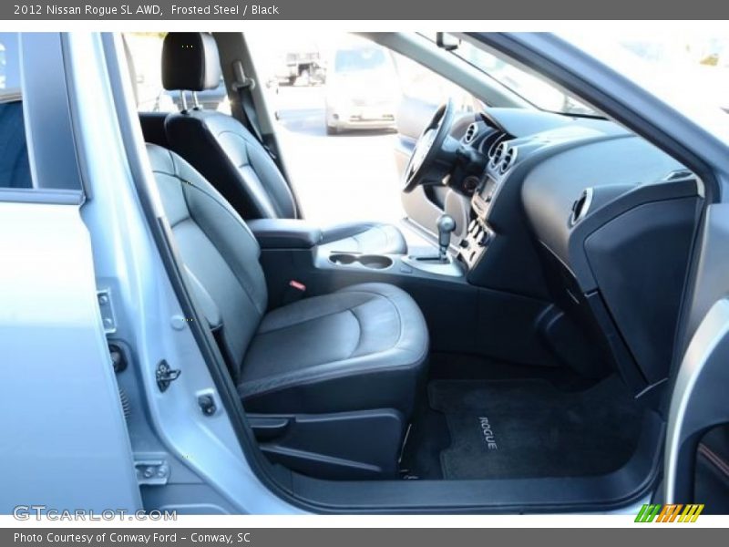 Frosted Steel / Black 2012 Nissan Rogue SL AWD