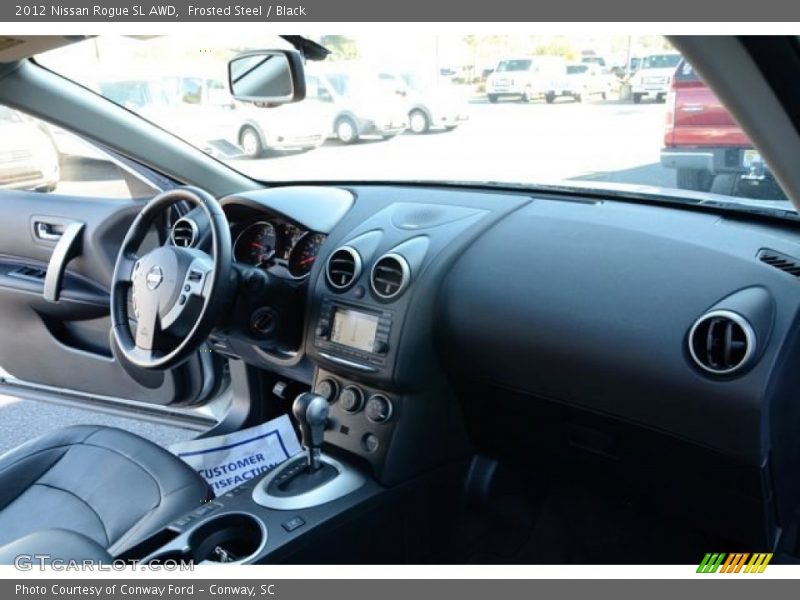 Frosted Steel / Black 2012 Nissan Rogue SL AWD