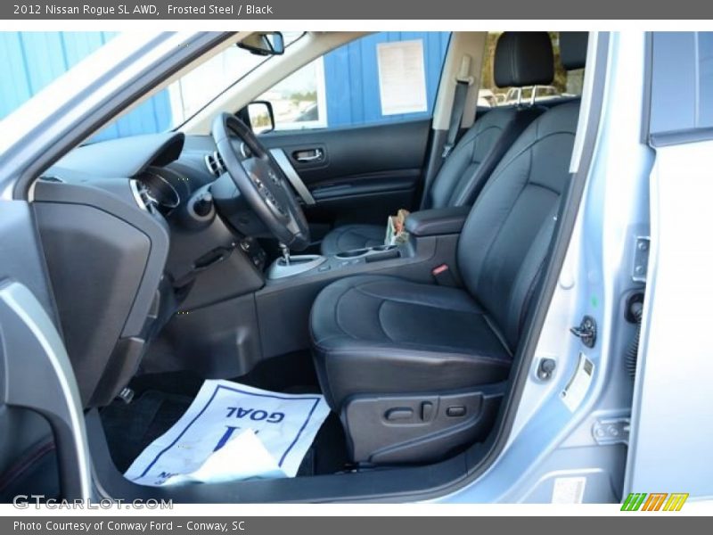 Frosted Steel / Black 2012 Nissan Rogue SL AWD