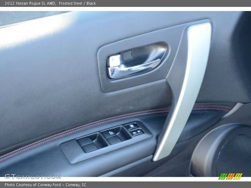 Frosted Steel / Black 2012 Nissan Rogue SL AWD