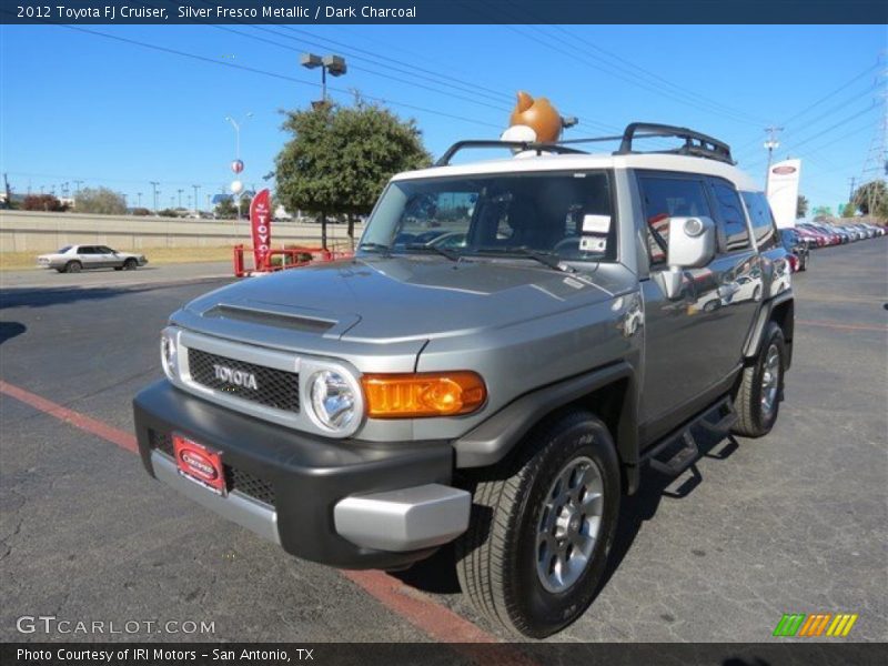 Silver Fresco Metallic / Dark Charcoal 2012 Toyota FJ Cruiser