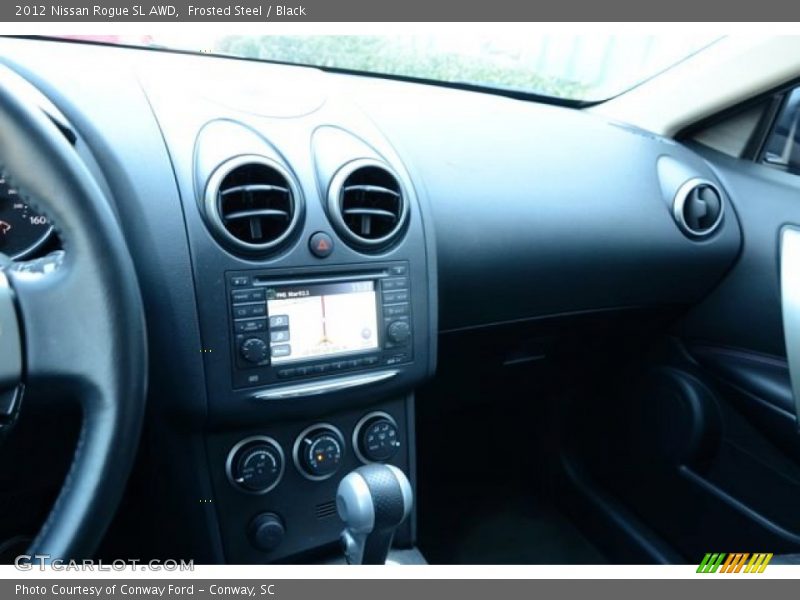 Frosted Steel / Black 2012 Nissan Rogue SL AWD