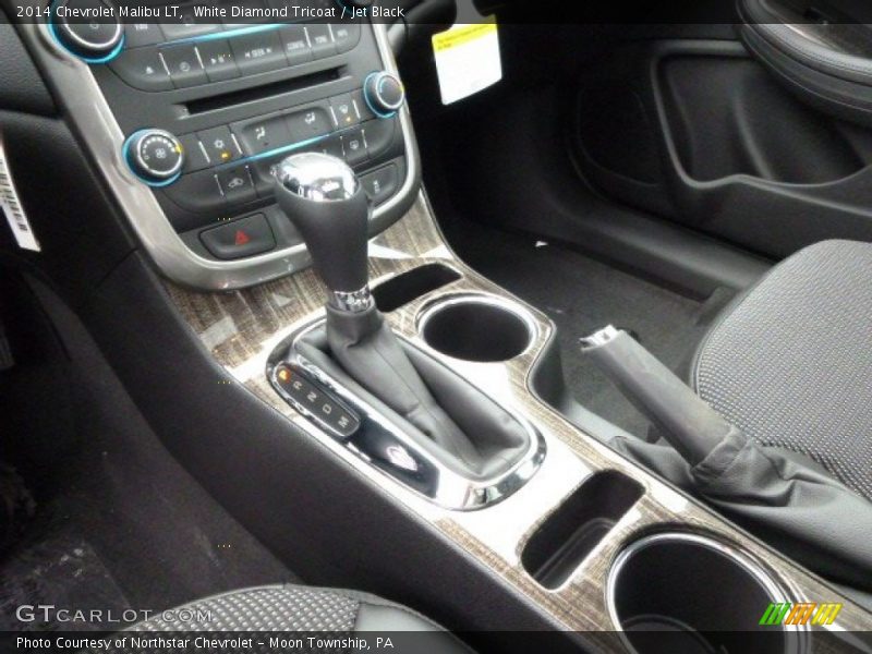 White Diamond Tricoat / Jet Black 2014 Chevrolet Malibu LT