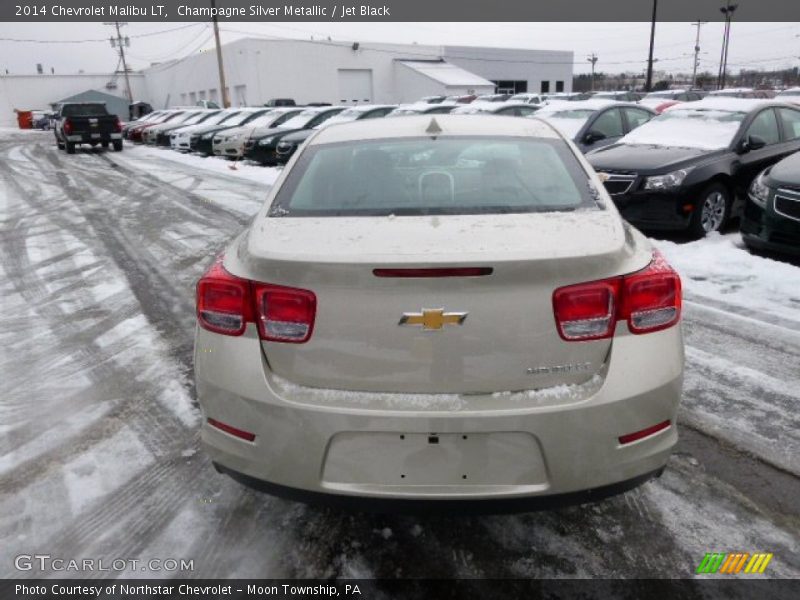 Champagne Silver Metallic / Jet Black 2014 Chevrolet Malibu LT