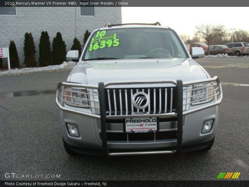 Ingot Silver Metallic / Stone 2010 Mercury Mariner V6 Premier 4WD