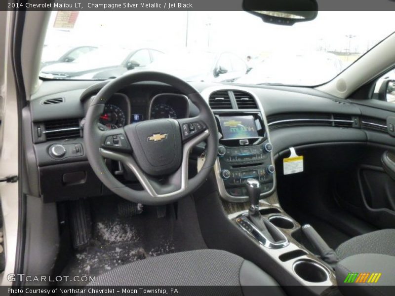 Champagne Silver Metallic / Jet Black 2014 Chevrolet Malibu LT