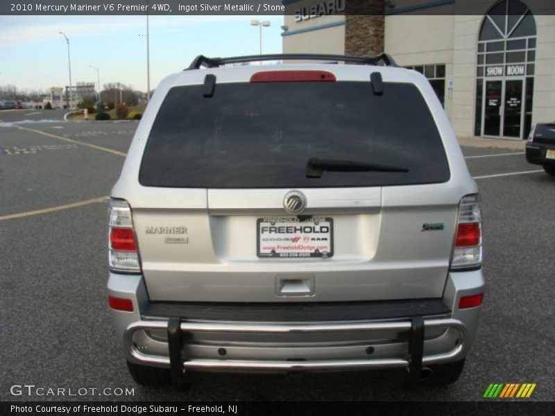 Ingot Silver Metallic / Stone 2010 Mercury Mariner V6 Premier 4WD
