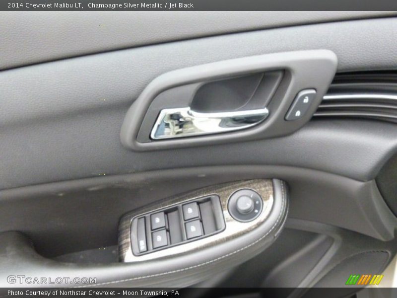 Champagne Silver Metallic / Jet Black 2014 Chevrolet Malibu LT