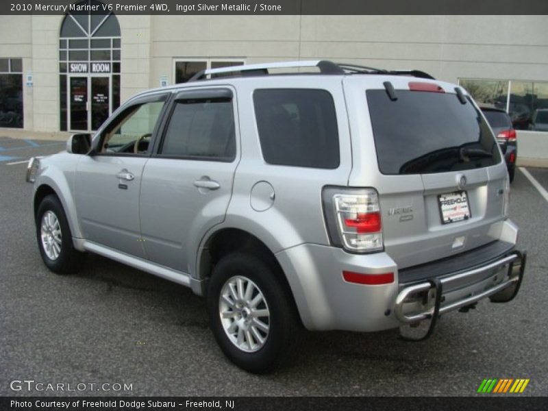 Ingot Silver Metallic / Stone 2010 Mercury Mariner V6 Premier 4WD
