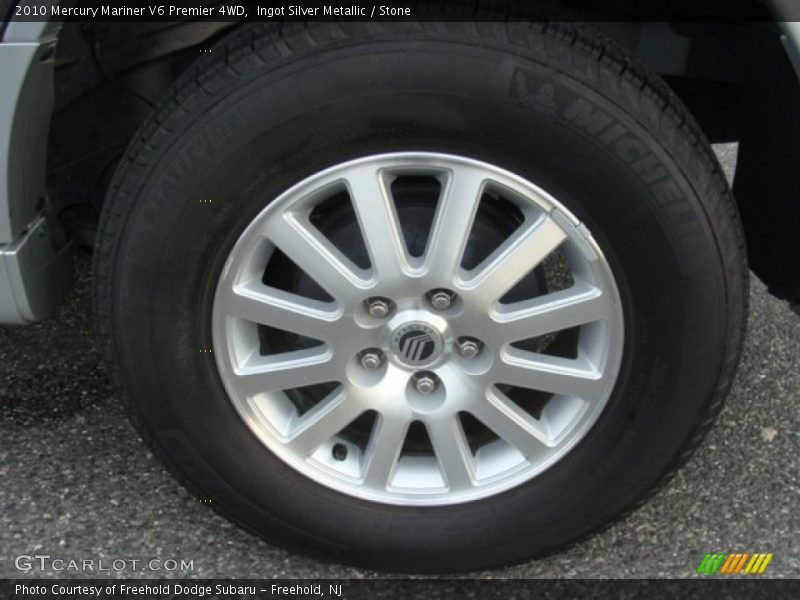 Ingot Silver Metallic / Stone 2010 Mercury Mariner V6 Premier 4WD