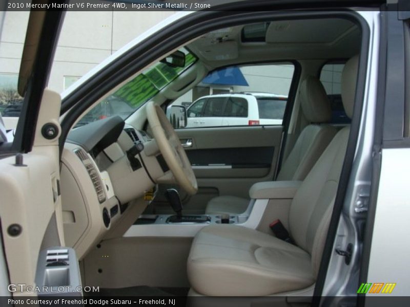 Ingot Silver Metallic / Stone 2010 Mercury Mariner V6 Premier 4WD