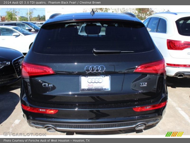 Phantom Black Pearl / Chestnut Brown 2014 Audi Q5 3.0 TDI quattro