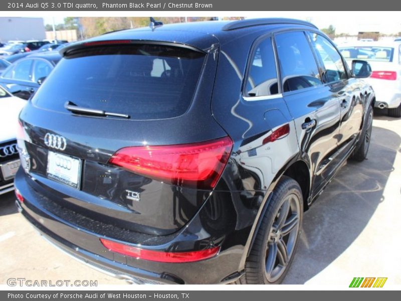 Phantom Black Pearl / Chestnut Brown 2014 Audi Q5 3.0 TDI quattro
