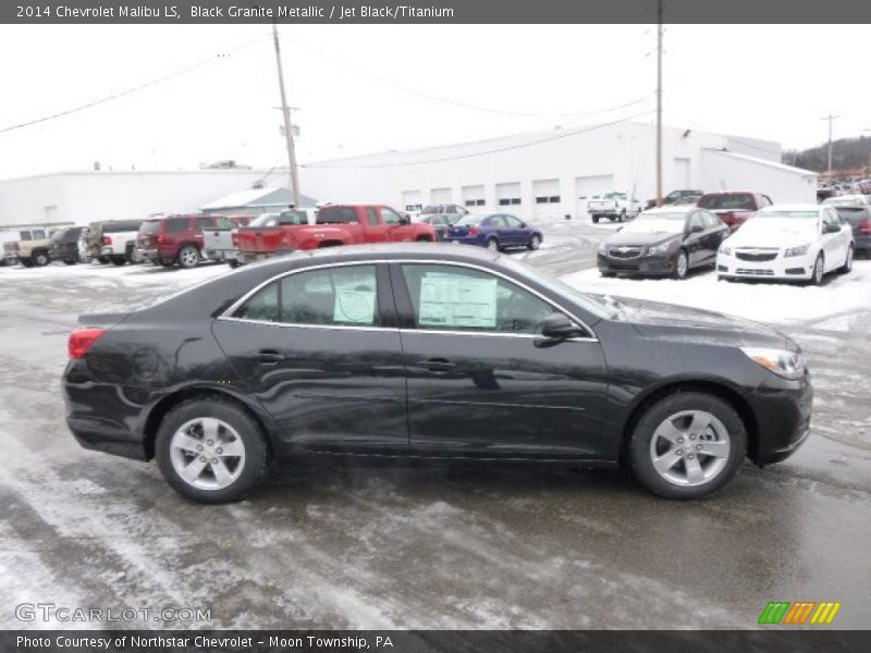 Black Granite Metallic / Jet Black/Titanium 2014 Chevrolet Malibu LS