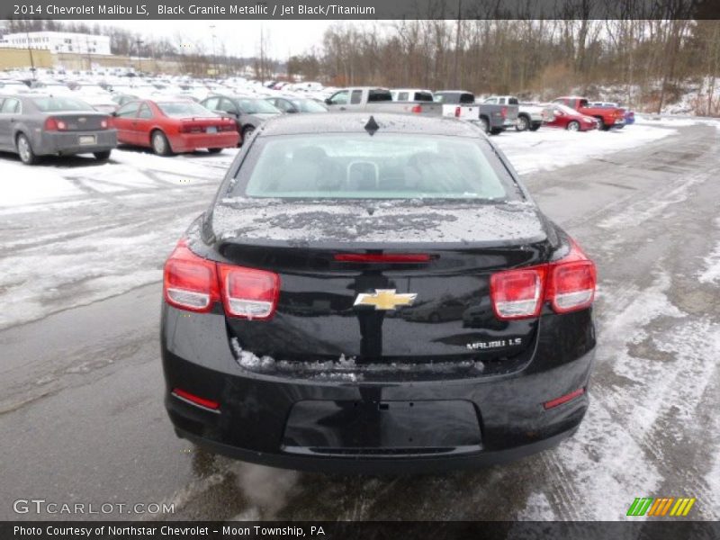 Black Granite Metallic / Jet Black/Titanium 2014 Chevrolet Malibu LS