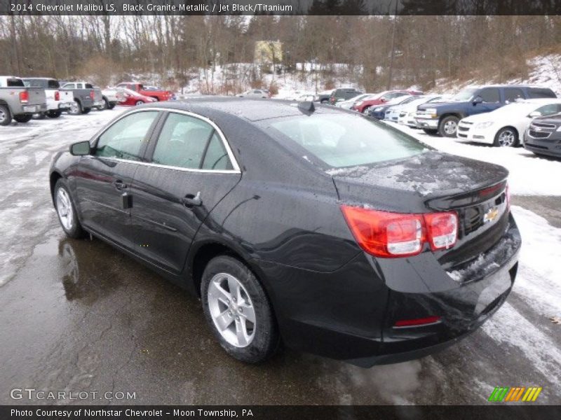 Black Granite Metallic / Jet Black/Titanium 2014 Chevrolet Malibu LS