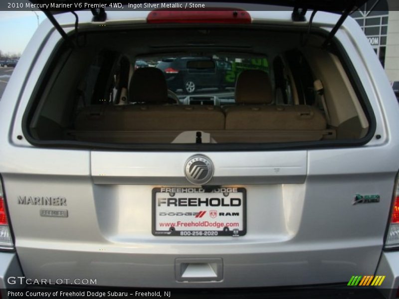 Ingot Silver Metallic / Stone 2010 Mercury Mariner V6 Premier 4WD