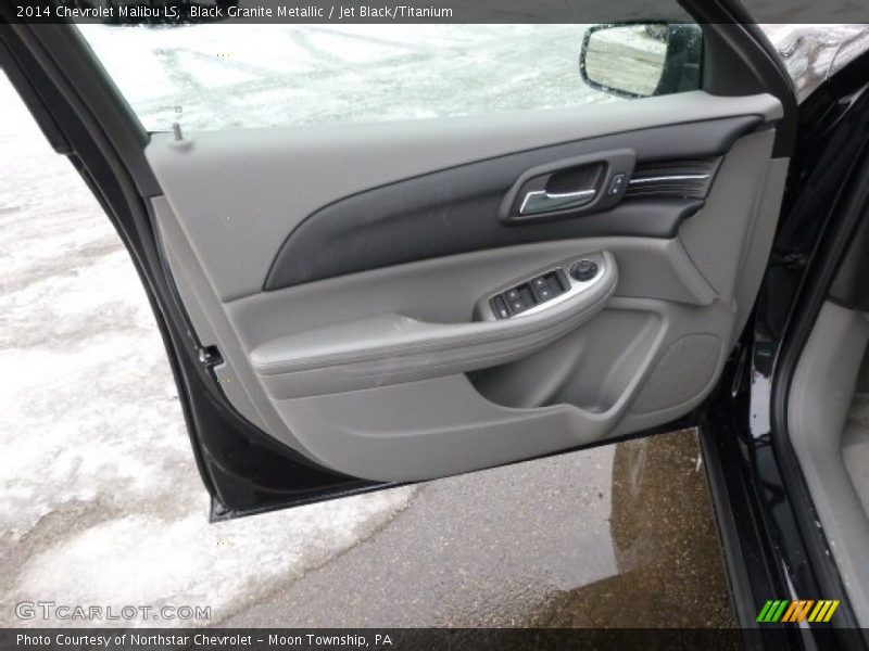Black Granite Metallic / Jet Black/Titanium 2014 Chevrolet Malibu LS