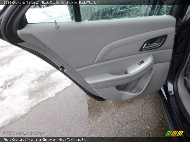 Black Granite Metallic / Jet Black/Titanium 2014 Chevrolet Malibu LS
