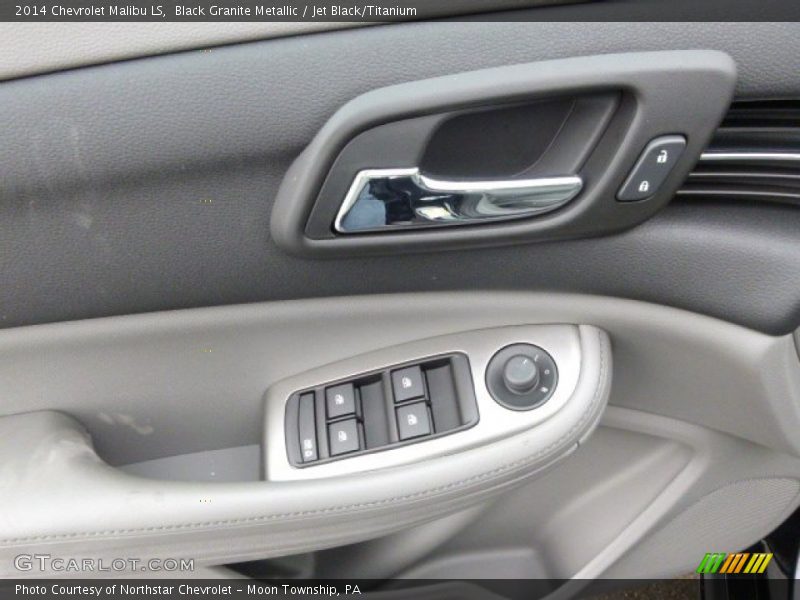 Black Granite Metallic / Jet Black/Titanium 2014 Chevrolet Malibu LS
