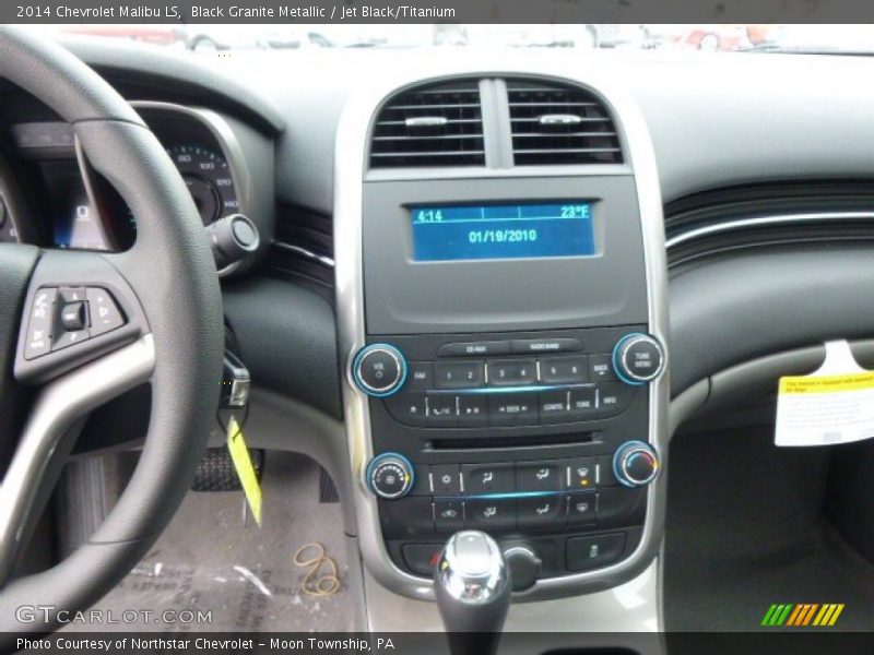 Black Granite Metallic / Jet Black/Titanium 2014 Chevrolet Malibu LS
