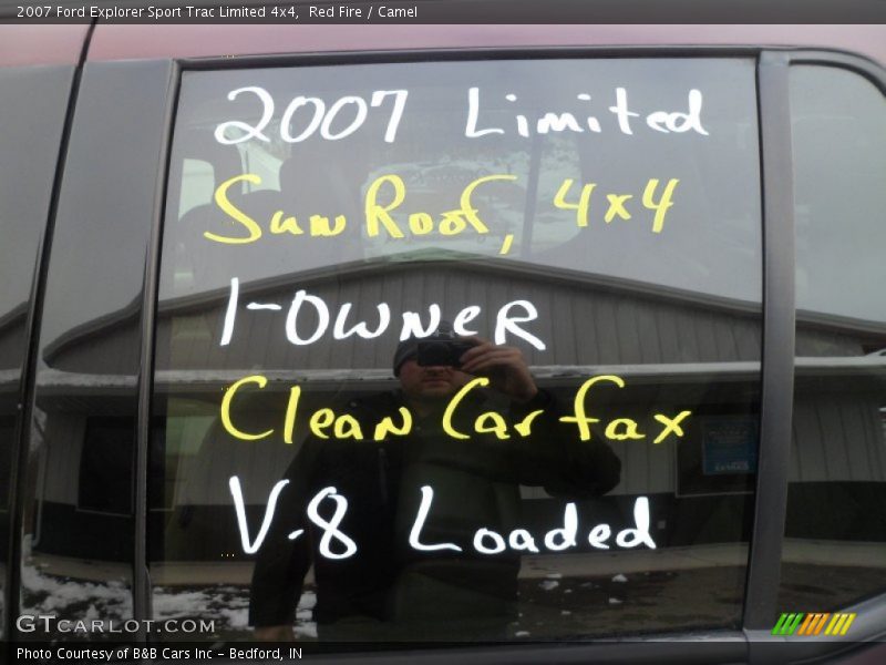 Red Fire / Camel 2007 Ford Explorer Sport Trac Limited 4x4