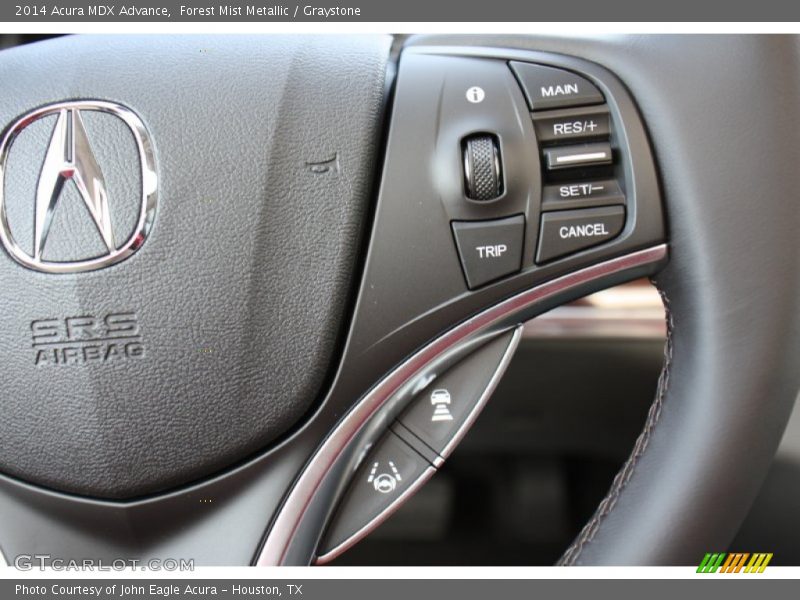 Forest Mist Metallic / Graystone 2014 Acura MDX Advance