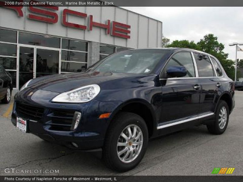 Marine Blue Metallic / Black 2008 Porsche Cayenne Tiptronic