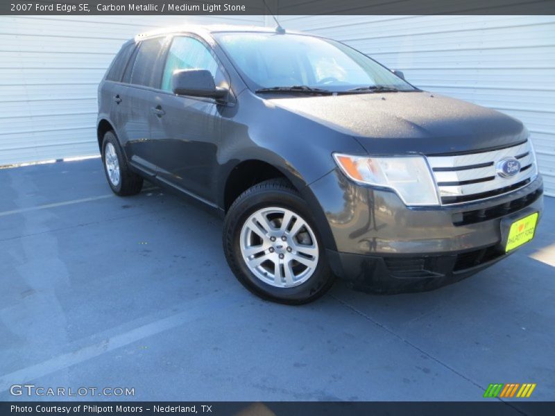 Carbon Metallic / Medium Light Stone 2007 Ford Edge SE