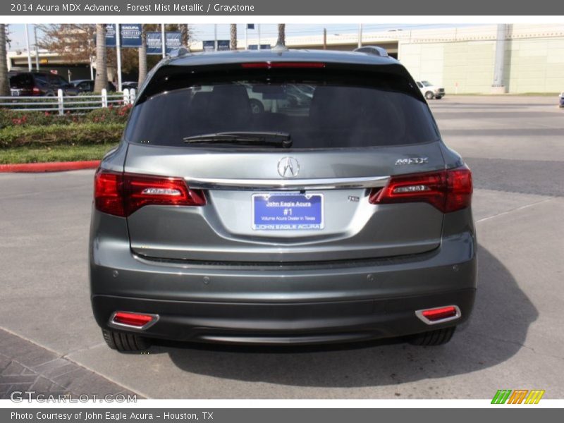 Forest Mist Metallic / Graystone 2014 Acura MDX Advance