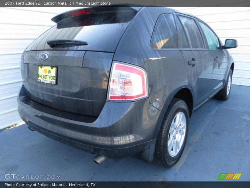 Carbon Metallic / Medium Light Stone 2007 Ford Edge SE