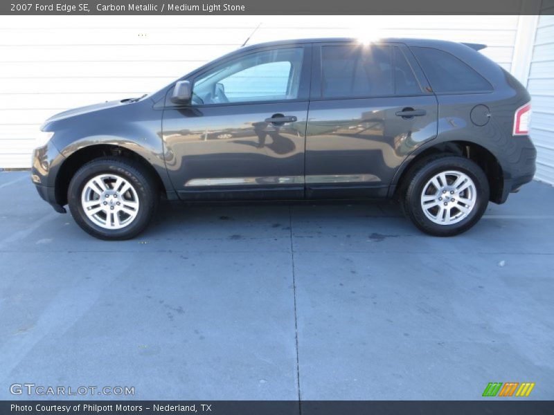 Carbon Metallic / Medium Light Stone 2007 Ford Edge SE