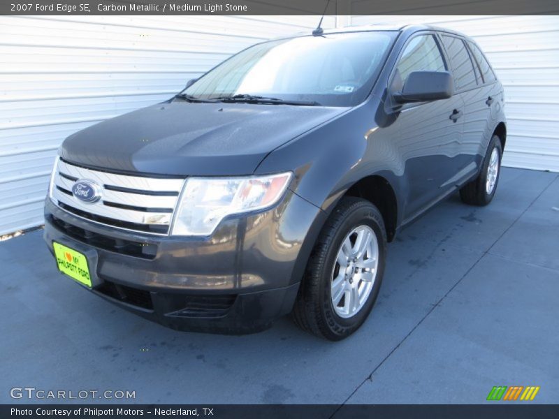 Carbon Metallic / Medium Light Stone 2007 Ford Edge SE