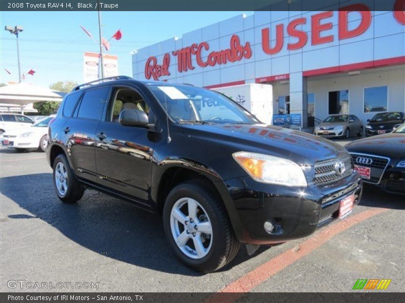 Black / Taupe 2008 Toyota RAV4 I4