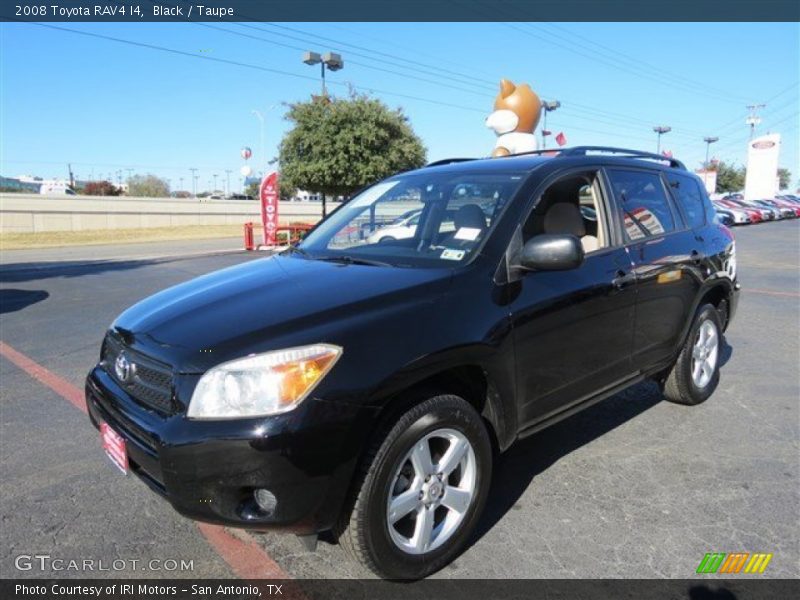 Black / Taupe 2008 Toyota RAV4 I4