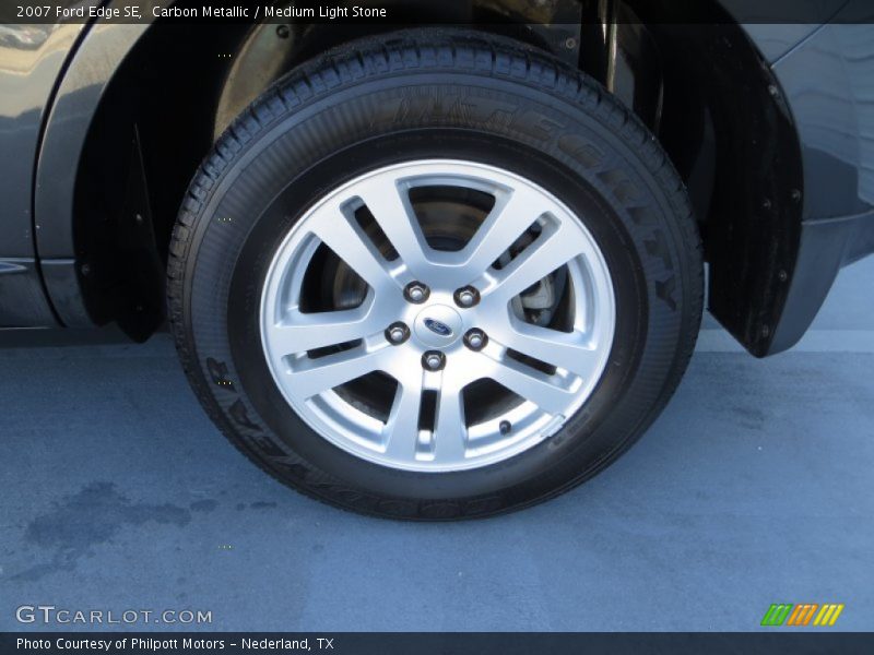 Carbon Metallic / Medium Light Stone 2007 Ford Edge SE