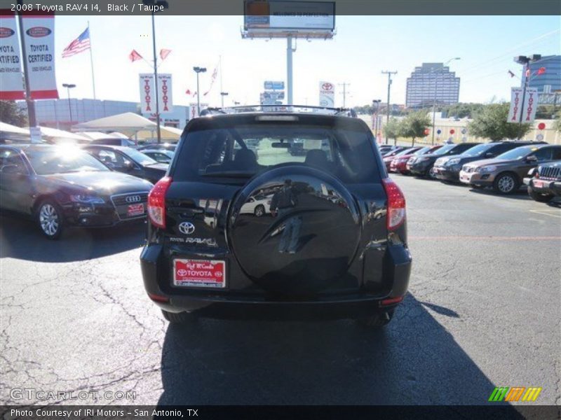 Black / Taupe 2008 Toyota RAV4 I4