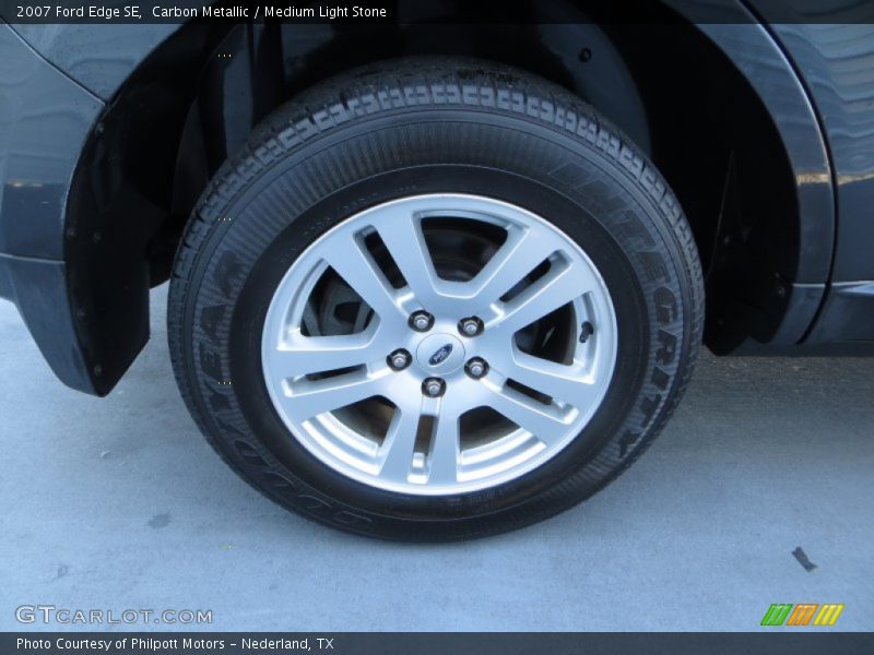 Carbon Metallic / Medium Light Stone 2007 Ford Edge SE