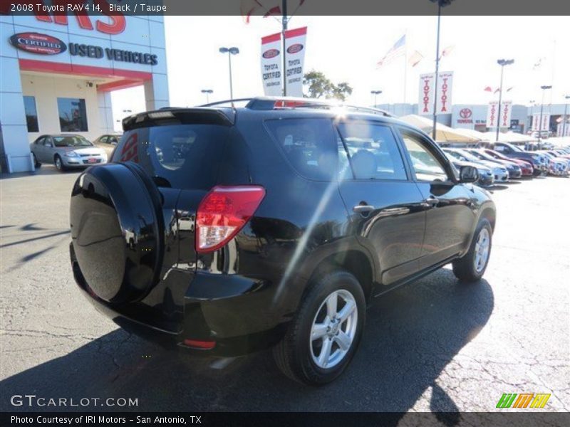 Black / Taupe 2008 Toyota RAV4 I4
