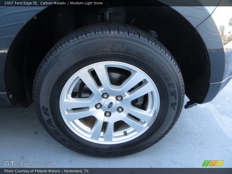 Carbon Metallic / Medium Light Stone 2007 Ford Edge SE