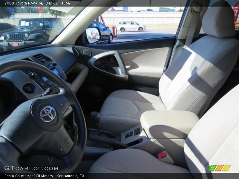 Black / Taupe 2008 Toyota RAV4 I4
