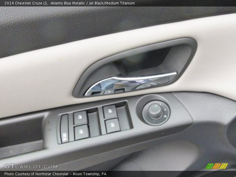 Atlantis Blue Metallic / Jet Black/Medium Titanium 2014 Chevrolet Cruze LS
