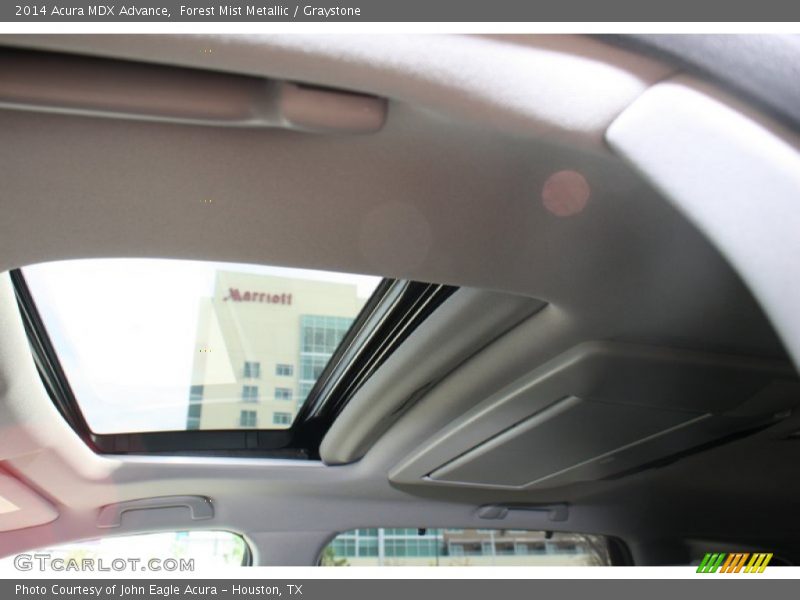 Forest Mist Metallic / Graystone 2014 Acura MDX Advance