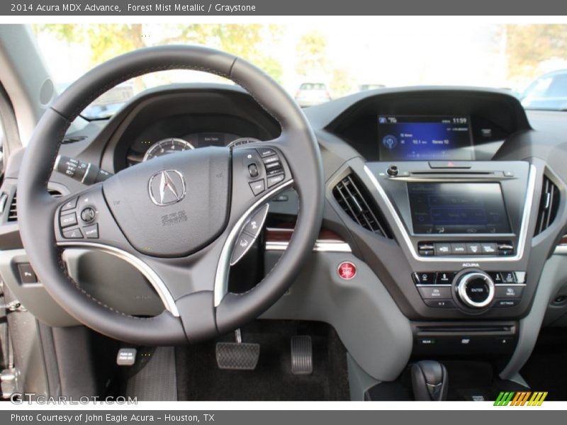 Forest Mist Metallic / Graystone 2014 Acura MDX Advance